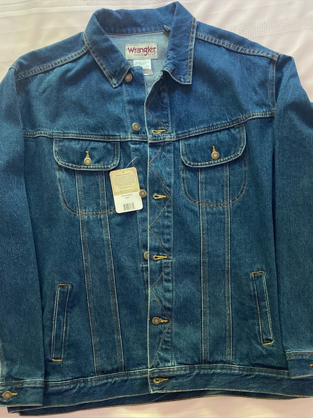 Wrangler Blue Denim Shirt Jacket
